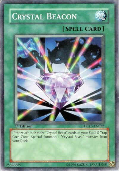 Crystal Beacon (FOTB-EN032) [Force of the Breaker]