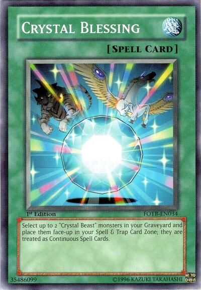 Crystal Blessing (FOTB-EN034) [Force of the Breaker]