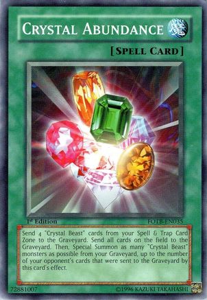 Crystal Abundance (FOTB-EN035) - Force of the Breaker 1st Edition