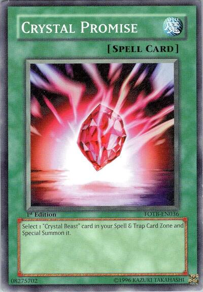 Crystal Promise (FOTB-EN036) [Force of the Breaker]