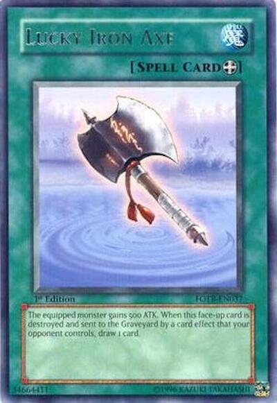 Lucky Iron Axe (FOTB-EN037) [Force of the Breaker]