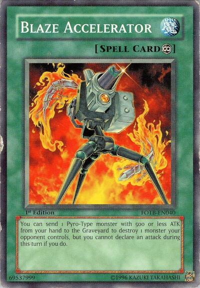 Blaze Accelerator (FOTB-EN040) [Force of the Breaker]