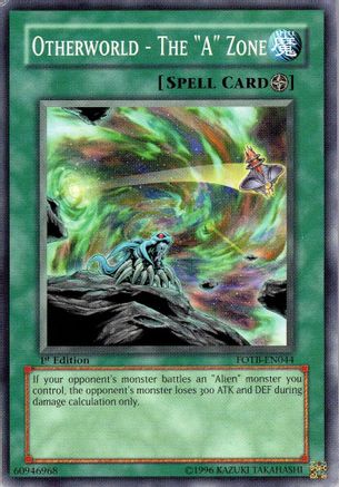 Otherworld - The "A" Zone (FOTB-EN044) - Force of the Breaker 1st Edition