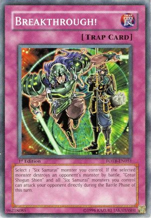 Breakthrough! (FOTB-EN051) - Force of the Breaker 1st Edition