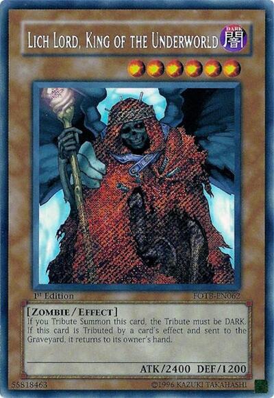 Lich Lord, King of the Underworld (FOTB-EN062) [Force of the Breaker]