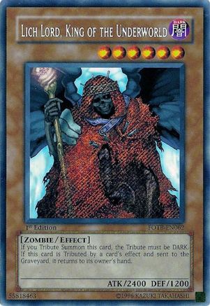 Lich Lord, King of the Underworld (FOTB-EN062) - Force of the Breaker 1st Edition