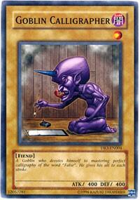 Goblin Calligrapher (DR3-EN004) [Dark Revelation Volume 3]