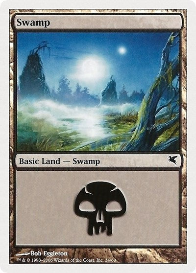 Swamp (34) (34) [Magic Encyclopedia 2005 (Salvat/Hachette)]