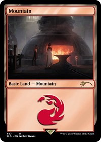 Mountain (Secret Lair x Arcane: Lands) (487) [Secret Lair Drop Series]