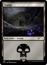 Swamp (Secret Lair x Arcane: Lands) (486) [Secret Lair Drop Series]