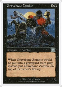 Gravebane Zombie (133) [Classic Sixth Edition]