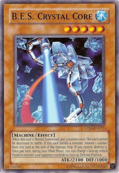 B.E.S. Crystal Core (CP03-EN015) [Champion Pack 3]