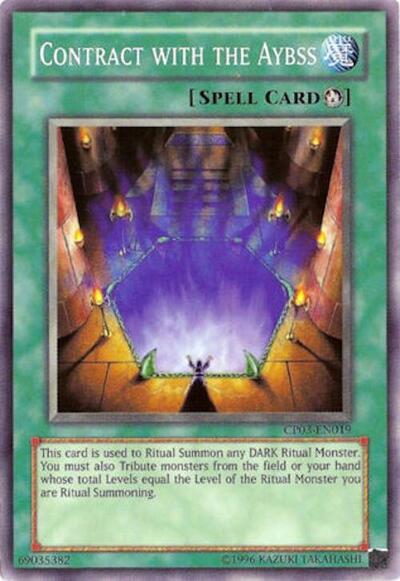 Contract with the Abyss (CP03-EN019) [Champion Pack 3]