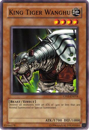 King Tiger Wanghu (CP01-EN014) - Champion Pack 1 Unlimited