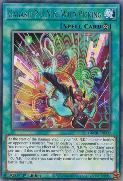 Gagaku-P.U.N.K. Wild Picking (GRCR-EN009) [The Grand Creators]