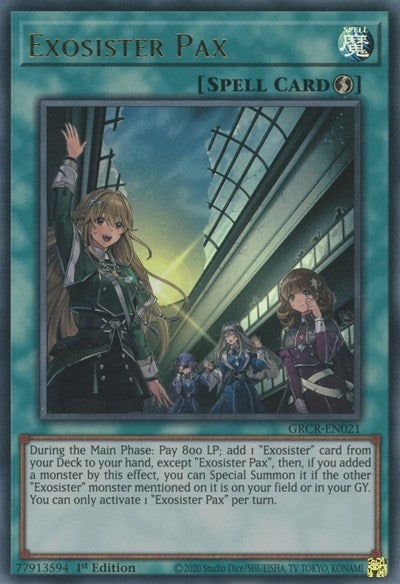 Exosister Pax (GRCR-EN021) [The Grand Creators]