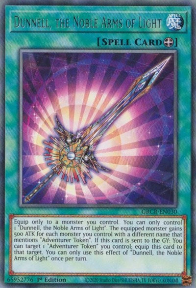 Dunnell, the Noble Arms of Light (GRCR-EN030) [The Grand Creators]