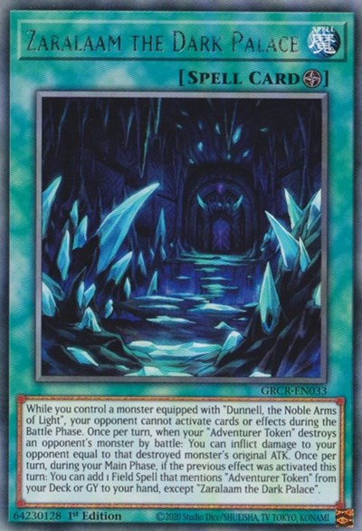Zaralaam the Dark Palace (GRCR-EN033) [The Grand Creators]