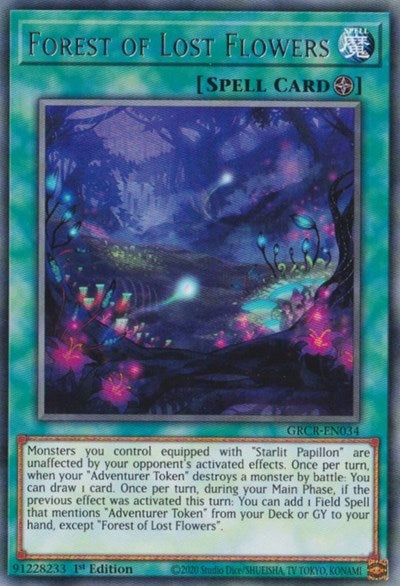 Forest of Lost Flowers (GRCR-EN034) [The Grand Creators]