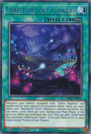 Forest of Lost Flowers (GRCR-EN034) - The Grand Creators 1st Edition