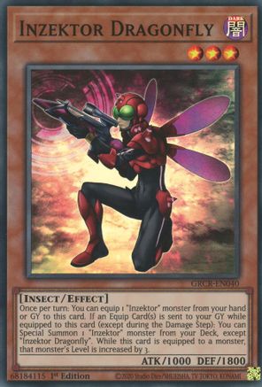 Inzektor Dragonfly (GRCR-EN040) - The Grand Creators 1st Edition
