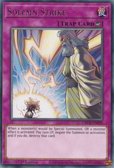 Solemn Strike (GRCR-EN059) [The Grand Creators]