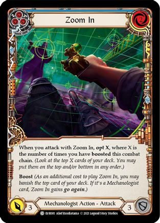 Zoom In (Blue) (EVR081) - Everfest 1st Edition Rainbow Foil