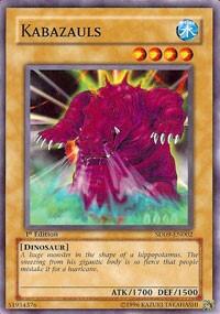 Kabazauls (SD09-EN002) [Structure Deck: Dinosaur's Rage]