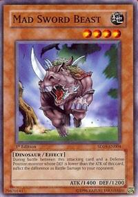 Mad Sword Beast (SD09-EN004) [Structure Deck: Dinosaur's Rage]
