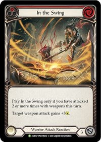 In the Swing (Red) - FAB057 (FAB057) [Flesh and Blood: Promo Cards]