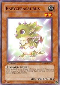 Babycerasaurus (SD09-EN016) [Structure Deck: Dinosaur's Rage]