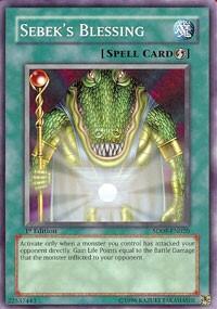 Sebek's Blessing (SD09-EN020) [Structure Deck: Dinosaur's Rage]