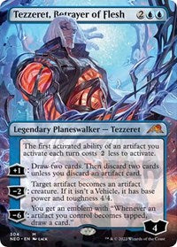 Tezzeret, Betrayer of Flesh (Borderless) (304) [Kamigawa: Neon Dynasty]