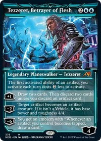Tezzeret, Betrayer of Flesh (Showcase) (376) [Kamigawa: Neon Dynasty]