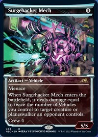 Surgehacker Mech (Showcase) (405) [Kamigawa: Neon Dynasty]