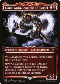 Goro-Goro, Disciple of Ryusei (Showcase) (320) [Kamigawa: Neon Dynasty]