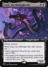 Junji, the Midnight Sky (Extended Art) (456) [Kamigawa: Neon Dynasty]