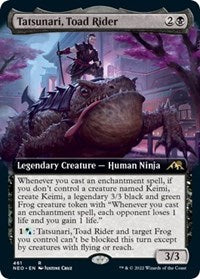 Tatsunari, Toad Rider (Extended Art) (461) [Kamigawa: Neon Dynasty]