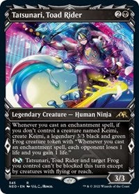 Tatsunari, Toad Rider (Showcase) (345) [Kamigawa: Neon Dynasty]