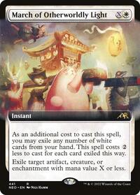 March of Otherworldly Light (Extended Art) (441) [Kamigawa: Neon Dynasty]