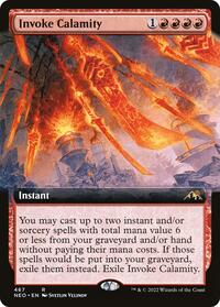 Invoke Calamity (Extended Art) (467) [Kamigawa: Neon Dynasty]