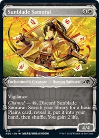 Sunblade Samurai (Showcase) (315) [Kamigawa: Neon Dynasty]