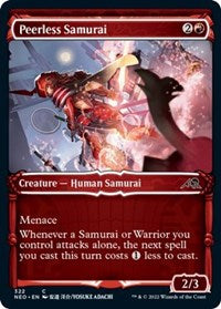 Peerless Samurai (Showcase) (322) [Kamigawa: Neon Dynasty]