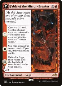 Fable of the Mirror-Breaker (Extended Art) (465) [Kamigawa: Neon Dynasty]