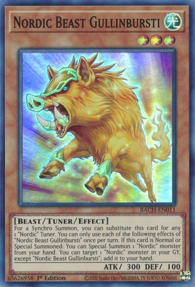 Nordic Beast Gullinbursti (BACH-EN011) [Battle of Chaos]