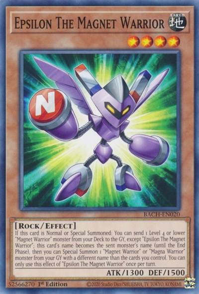 Epsilon The Magnet Warrior (BACH-EN020) [Battle of Chaos]