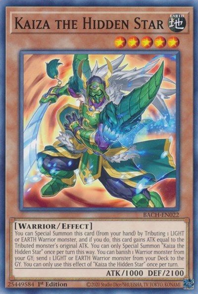 Kaiza the Hidden Star (BACH-EN022) [Battle of Chaos]
