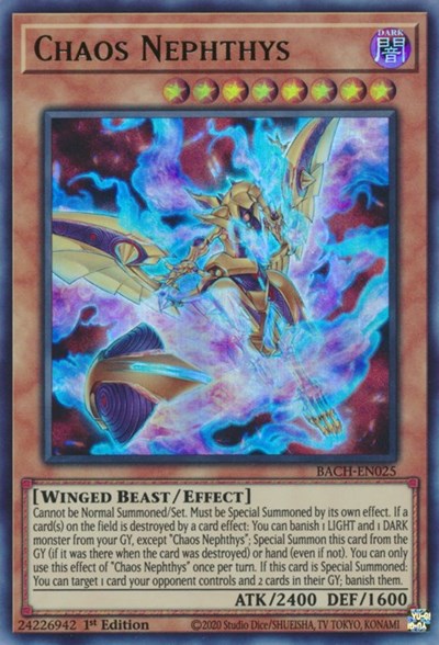 Chaos Nephthys (BACH-EN025) [Battle of Chaos]