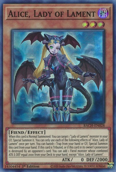 Alice, Lady of Lament (BACH-EN028) [Battle of Chaos]