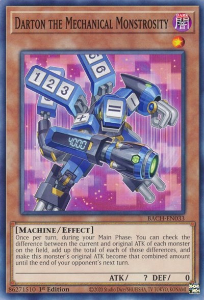 Darton the Mechanical Monstrosity (BACH-EN033) [Battle of Chaos]